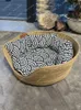 Kedi Taşıyıcılar Pet Nest Kennel El Yapımı Saman Dokuma Yatağı Dört Seasons Evrensel İngiliz Kısa Kanepe Mat Büyük Malzemeler