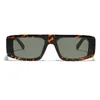 Solglasögon Rektangelformad damer Stylish Y2K UV400 Skydd utomhus solglasögon som kör resande kvinnlig solglasögon