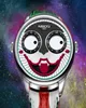 Montre-bracelet 2021 Arrivée Joker Watch Men Unique Big Eyes Fashion Clown Quartz pour Halloween Le cuir imperméable Sports ES Mens218f7746618