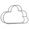 Ganci 1pcs Fashion Style Nordic Metal Iron Cloud Shelf for Kids Room Boom Store Decorazione Design Design Ornamenti per i giocattoli.