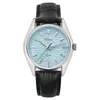 Zegarek zegarków Chameri Quartz VH31 316L Sapphire ze stali nierdzewnej zegarki 40 mm wycięte skórzany pasek Wodoodporny 50 mrstwatch