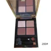 Makeup 4-color eye shadow 100-600 6 types Waterproof Shimmer Luminous Matte eye-shadow