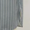 Ethnische Kleidung Männer Islamisch Arabisch Kaftan Striped Kurzarm Casual Taschen Muslim Roben Baumwolle Saudi -Arabien Dubai Jubba Thobe