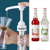 Liquid Soap Dispenser Coffee Siroop Pump Zwart voor 10 ml sapfles