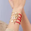 Charm Bracelets Amulet Jewelry Exquisite Production Cute Dragon Bracelet Chinese Year Accessories Red Rope Lucky