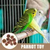 Autres fournitures d'oiseaux Parrot à mastication des jouets jouets de jouet en pin pour cage d'oiseau en pin