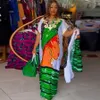 Vestidos africanos de tamanho grande para mulheres estampas tradicionais de dashiki ankara robe femme Vestido maxi muçulmano elegante de peru 240401