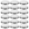 Zastawa stołowa 20 szt. Tinplate pokrywka Mason Jar zintegrowane (70 mm czarne) 16pcs Pokryty na szerokie usta szczelne czapki do przechowywania Białe pokrywki dla