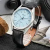 Zegarek zegarków Chameri Quartz VH31 316L Sapphire ze stali nierdzewnej zegarki 40 mm wycięte skórzany pasek Wodoodporny 50 mrstwatch