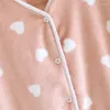 Vêtements à la maison Coral Arloque Vérification de l'automne Pyjamas de flanelle d'hiver pour femmes épais Pyjama chaud pour femmes