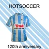 120º aniversário Málaga Soccer Jerseys 2023/2024 Juanpi Luis Munoz Febas Adrian Football Shirt Burgos Casas Juankar Camiseta de Futbol