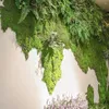Decoratieve bloemen Fairy Garden Turf gesimuleerde groene muur kunstmatige planten buiten micro landschap prop