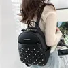 Bolsas escolares designer mochilas femininas Pu couro de couro fêmea adolescente meninas viajam de volta