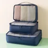 Sacs de rangement 3/6 pcs Set Organisateur de voyage Armoire portable Cube Cube Buggage Tidy Pouch Suitcase Emballage Emballage