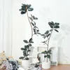 Kwiaty dekoracyjne duże fałszywe rośliny sztuczne figowo -drzewo donite Magnolia Wysoka zielona roślina bonsai do domu w biurze domowym wystrój ślubny