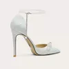 Sandals Spring/Summer Pointed Lace Pearl Sequin With Thin High Heels For Banquet Versatile Large And Small Women Single Shoe