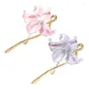 Broches rétro en émail émoussé Lotus Flower Pin pour femmes Vêtements de vêtements Robe Bijoux Party Accessoires Cadeaux