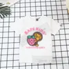 Kinder Cartoon T-Shirt Jungen Strawberry Affen Brief bedruckt kurze Ärmel Tees 2024 Kinder Designer Kleidung Sommer Mädchen Cotton Casual Tops Z7506