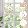 Decorative Figurines Sun Catcher Pendant Bed Room Decor Glass Crystal Christmas Presents Ornament Gift For Women Garden Suncatcher