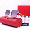 Designer Carttier nose cycle undergo tender Designer Sunglasses for Women Sunglasses Eyeglasses Goggle Outdoor Beach Fashion Sun Glasses for Man Mix Color