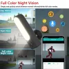 Камеры 5MP Tuya Wi -Fi Floodlight Camera 10 Вт садовая настенная лампа