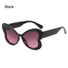 Sonnenbrille Gradient Butterfly Trendy Candy Farbe UV400 Ladies Party Brillen farbenfrohe Farbtöne