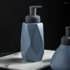 Dozensacz z mydłem płynnym El łazienka z balsamą ceramiczną produkty butelki prysznicowe żelowe rozdzielone bąbelek
