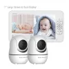 モニター7インチWireles Baby Monitor Babyphone Security VideoデュアルカメラBebe 720p IPS Nanny Vox HDナイトビジョンPTZ温度