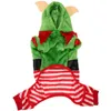 Abbigliamento per cani decorativo comodo animale domestico di Natale abbigliamento elfo costume spesso cucciolo divertente decorazioni da bagno divertenti