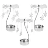 Kandelaars kandelaar Swivel houder Xmas Tree Decorations Tafel versiering