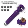 Powerful Clitoris Vibrator USB Recharge Magic Wand AV Vibrator Massager Sexual Product Erotic Sex Toys for Women Adult 18 240401