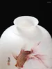 Vasos Bingning Jade Golden Ceramic Vaso Sala de estar Cabinete de vinho Decoração
