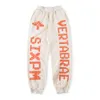 Small Group Vertabrae Sweatpants 3D Letter 3-color Sport Men's and Women's Casual Pants