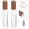 Storage Bottles 2pcs Small Refillable Sprayer Bottle Glass Essential Oil Cosmetics Containers 10ml
