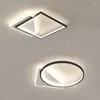 Luzes de teto entrelaçar a decoração de iluminação de arte da lâmpada LED para quarto de estudo da sala de estar luminária interna Lamparas lamparas