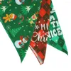 Appareils pour chiens A réglable Pet Salive Torle Polyester triangle chiot écharpe Bandana Col Colc accessoires de Noël