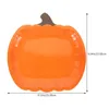 Wegwerp servies 10 PCS Halloween Pompoenpapierborden Oranje Fruit Party Spullen spullen