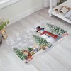 Carpets Christmas Snowflake Red Doormat Decorations For Home Carpet Navidad Ornament Year Gifts Xmas Party Decor Rug Mat