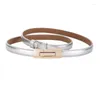 Riemen mode en eenvoudige dunne riem van dunne riem