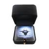 Rings Portable Jewelry Storage Packaging Box with LED Light Gifts for 2022 Organizer Ring Container Woman