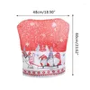 Capas de cadeira para criativo Gnome Christmas Capa Back Dining Room Kitch