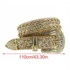 Ceintures filles scintiller la ceinture pour le costume de banquet idol bijoux théâtral jeans vacillant jeans dropship