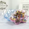 Enrolamento de presentes 10pcs personalizados criativos transparentes de desenho animado caixa de armazenamento de plástico de casamento caseiro de chá de doce de casas de doces (Candy Whitout)