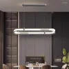 Ljuskronor moderna lyxringar LED -belysning vardagsrum