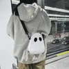 Bag Unisex Halloween Cartoon Ghost PU Crossbody Taschen für Männer tte Schulter Frauen Mädchen mit langer abnehmbarer Riemen