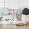 Hooks Practical Storage Holders Makeup Brush Fork Stand Display Shelf Pen Desktop Stationery Organizers Acrylic