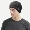 Cappelli da ciclismo Cap di protezione per le orecchie con buco del buco con gli occhiali per sci da sci all'aperto