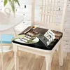 Pillow Colorful Cake Printing Chair Memory Foam Seat S Washable Coat Comfort Chairs Pad For Dining Room Wheelchair Decor