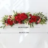 Decorative Flowers 1PCS Artificial Wedding Arch Flower Garlands Silk Rose Swag Floral Table Center Door Decor