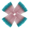 200 packs 4 sacs Brussages d'extension de cils jetables Brosse de mascara Brosse de maquillage des broussailles de maquillage des brosses de maquillage de maquillage